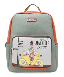 Nikky By Nicole Lee Fashion Backpack NK10734 FUN BEGINS